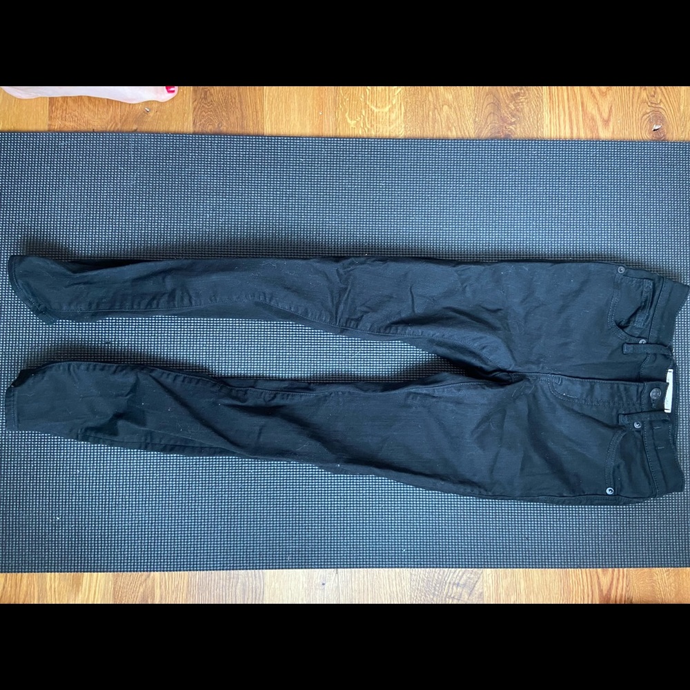 Black madewell skinny jeans